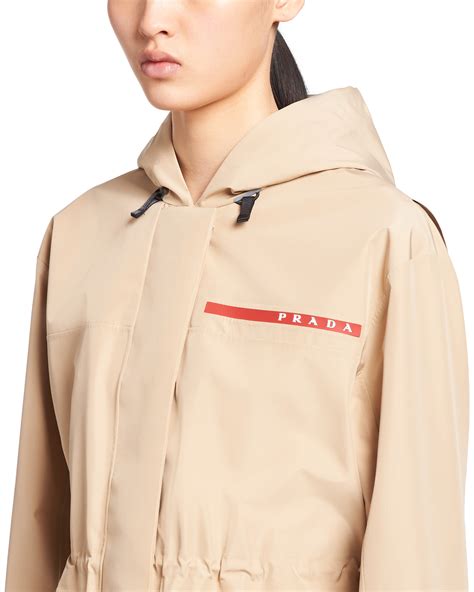 prada rain jacket green|Prada women's down coat.